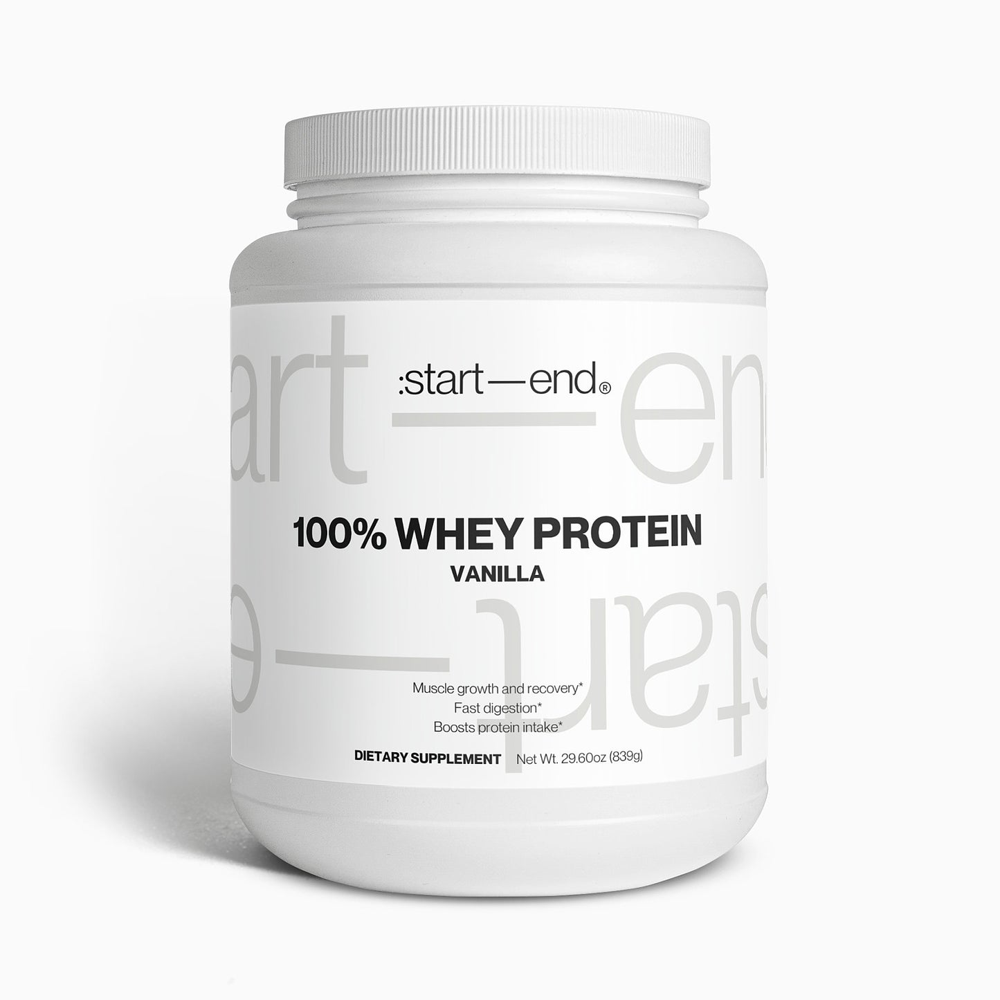 :start—end 100% Whey Protein (Vanilla)