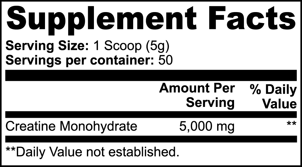 :start—end Creatine Monohydrate