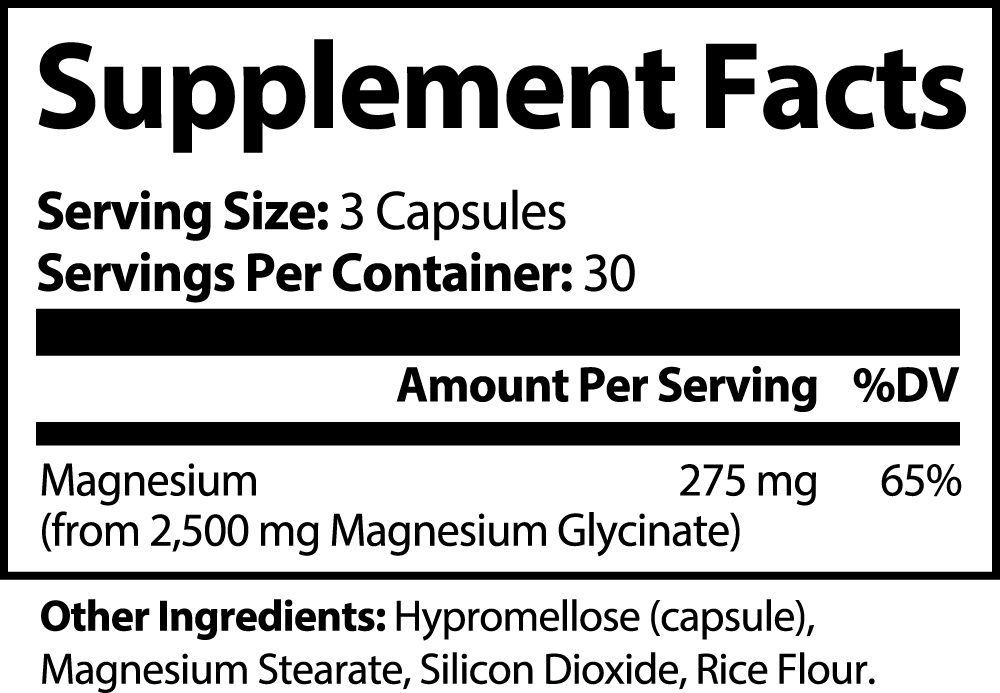 :start—end Magnesium Glycinate