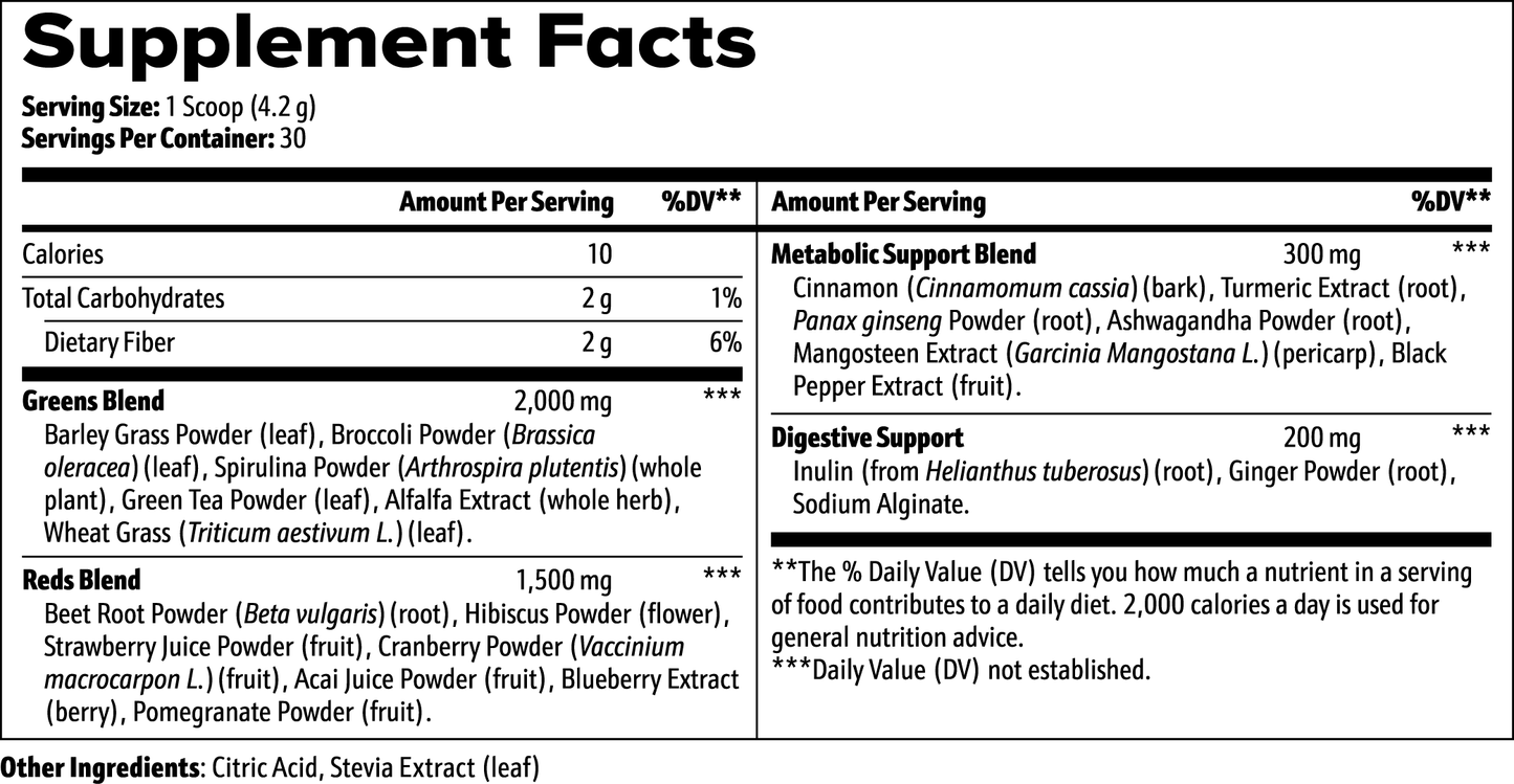 :start—end Greens Superfood