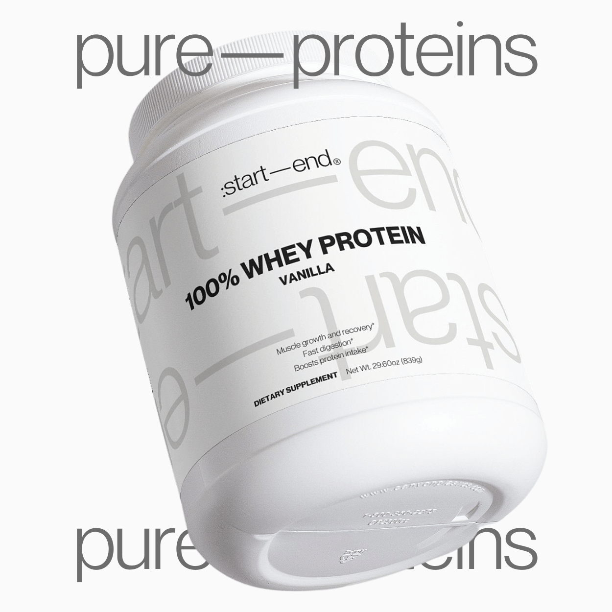 :start—end 100% Whey Protein (Vanilla)